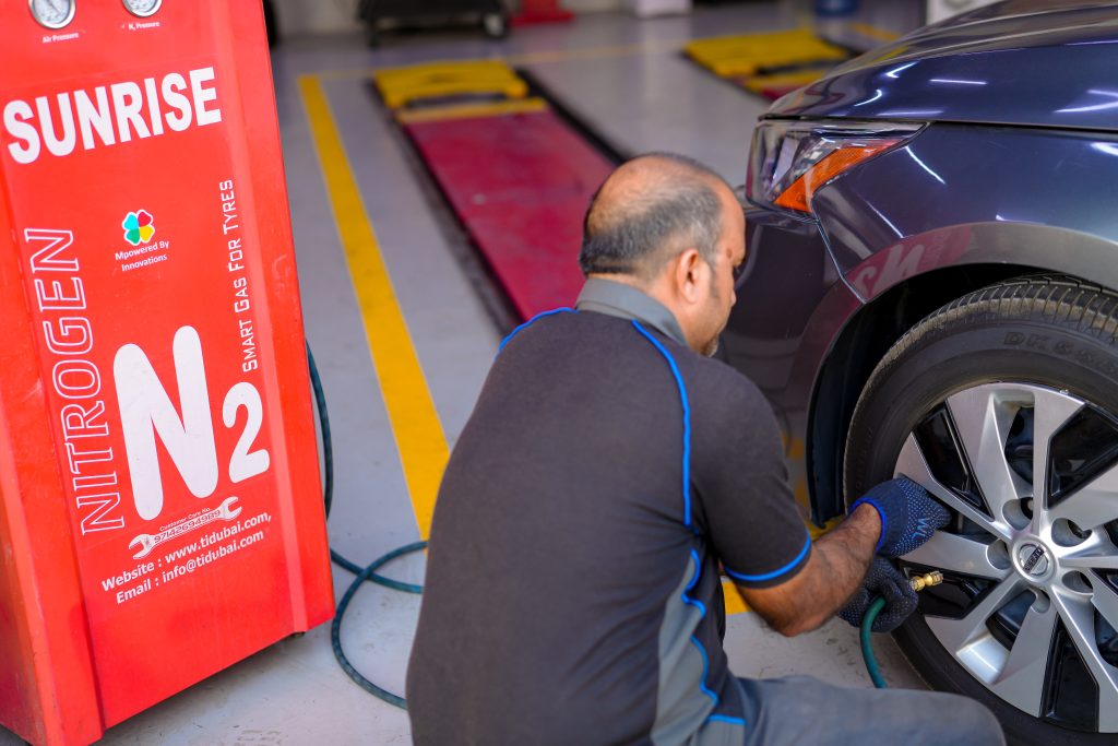 Nitrogen Tire Service in Sharjah & UAE: What You Need to Know Before You Fill